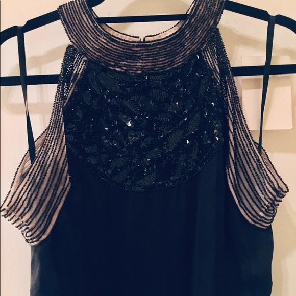 Parker Black Silk satin evening gown - Picture 3 of 8